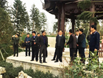 贛州市信豐縣領(lǐng)導(dǎo)考察安遠縣書香公園