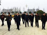 贛州市龍南縣領(lǐng)導考察安遠縣書香公園