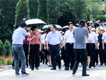江西省副省長胡強一行蒞臨考察大余崇山源和黃龍福壽源項目