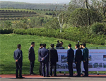 陜西省委常委、西安市委書記王永康一行考察灞橋區(qū)白鹿原生態(tài)景觀路示范工程